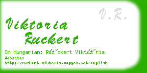 viktoria ruckert business card